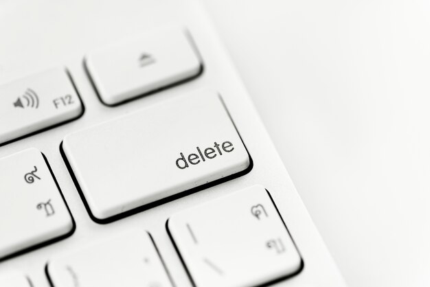 Closeup of computer keyboard