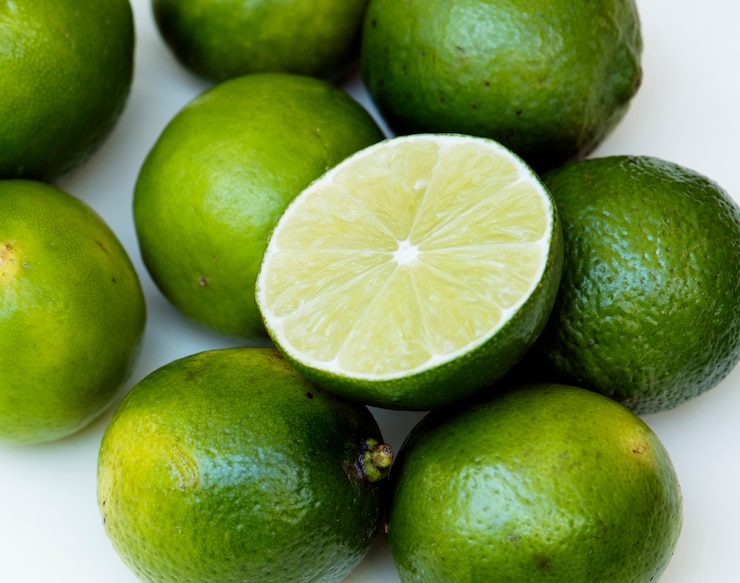 Free Photo closeup of fresh lime