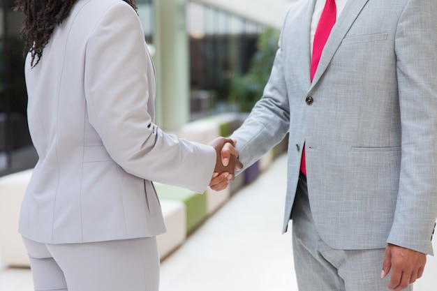 Closeup of handshake