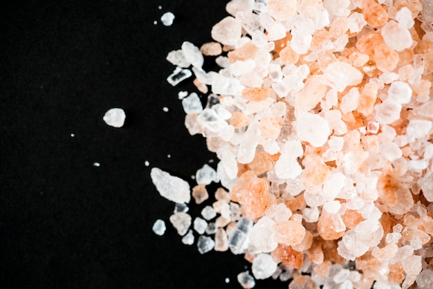 ヒマラヤ塩のクローズアップ