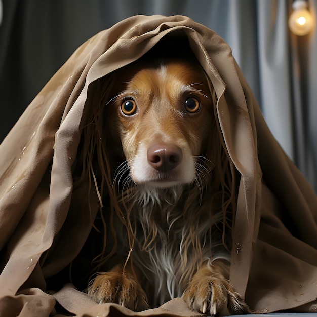 Foto gratuita ritratto del cane domestico del primo piano