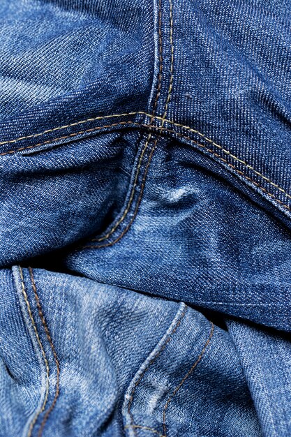 Closeup of jeans