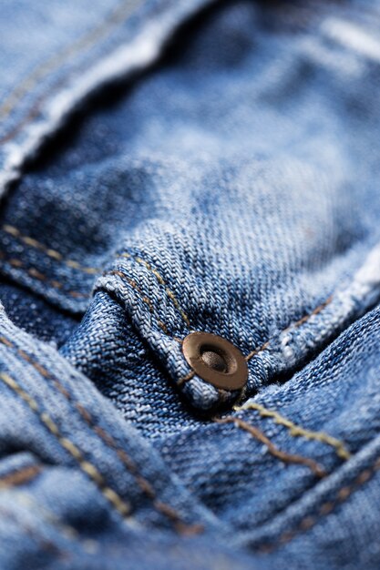 Closeup of jeans