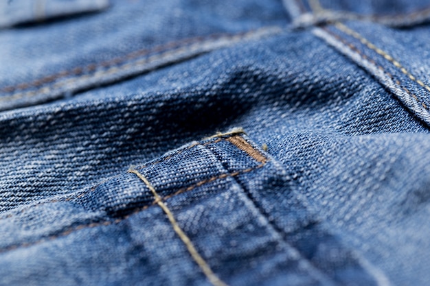 Closeup of jeans