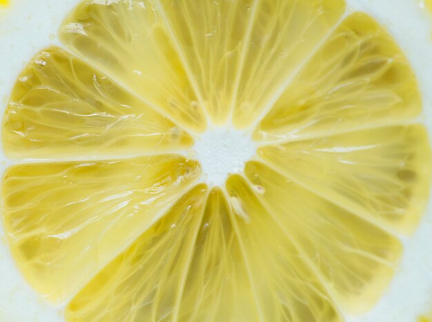 Closeup of lemon textured background