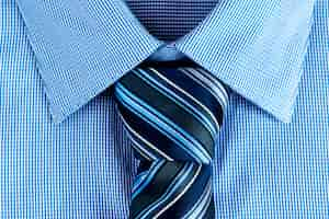 Free photo closeup of necktie