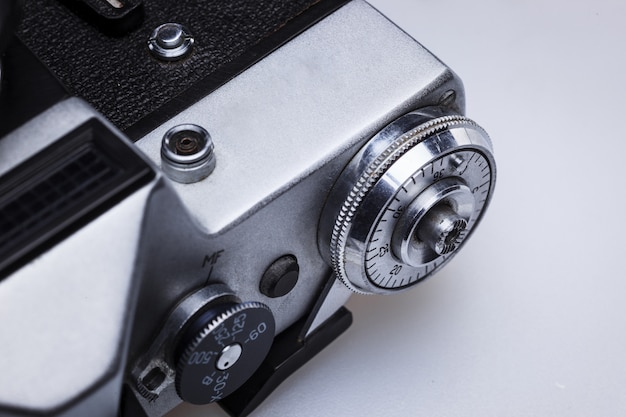 Макрофотография старых ретро фильм объектив камеры