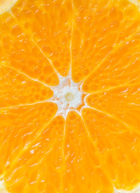 Closeup of orange textured background