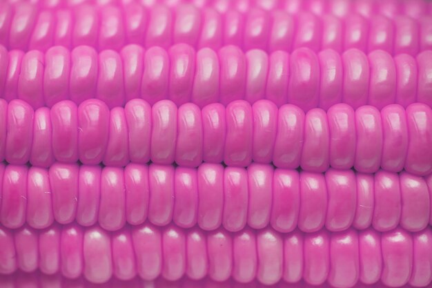 Closeup of pink corn textured background