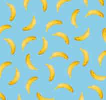 Free photo closeup shot of a blue surface with bananas on it