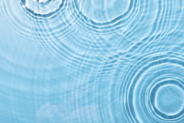 Closeup shot of blue water ripples - perfect for wallpaper