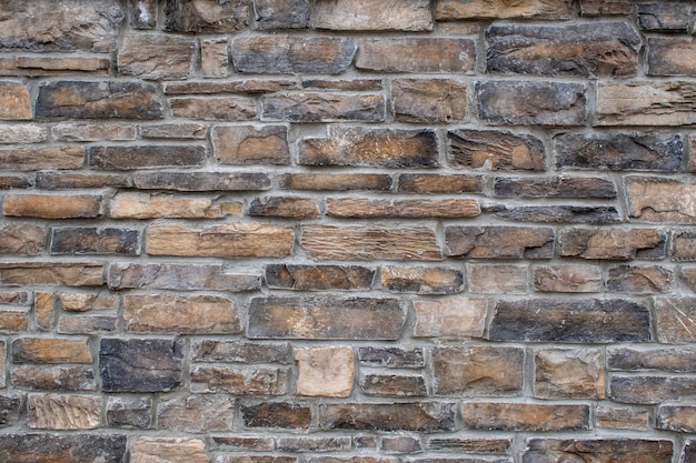 Closeup shot of a brick wall texture background