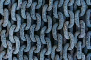 Free photo closeup shot of chains