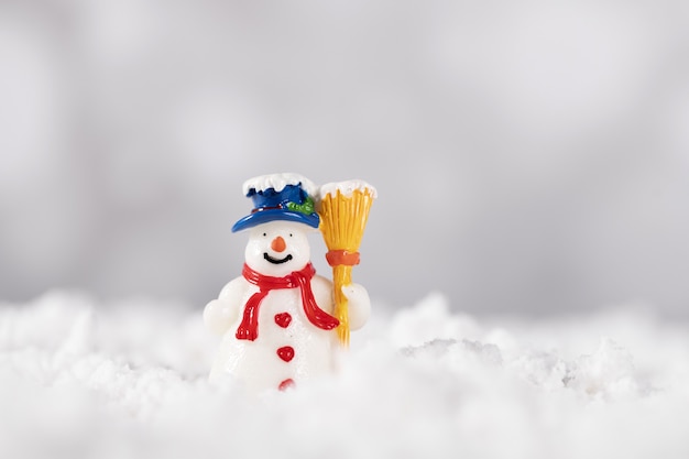 Closeup shot of a Christmas decoration on a white background