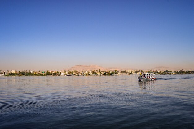 Closeup shot of a Ganet Sinai Resort in Dahab, Egypt on a sunny day