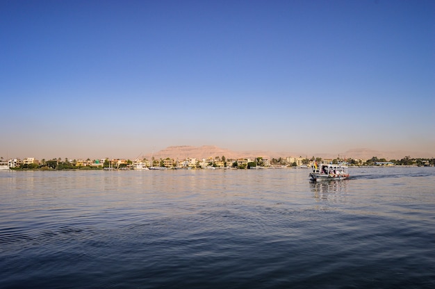 Closeup shot of a Ganet Sinai Resort in Dahab, Egypt on a sunny day