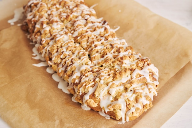 Free photo closeup shot of a poppy seed roll