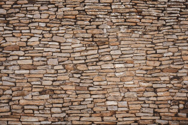 Closeup shot of a rock wall