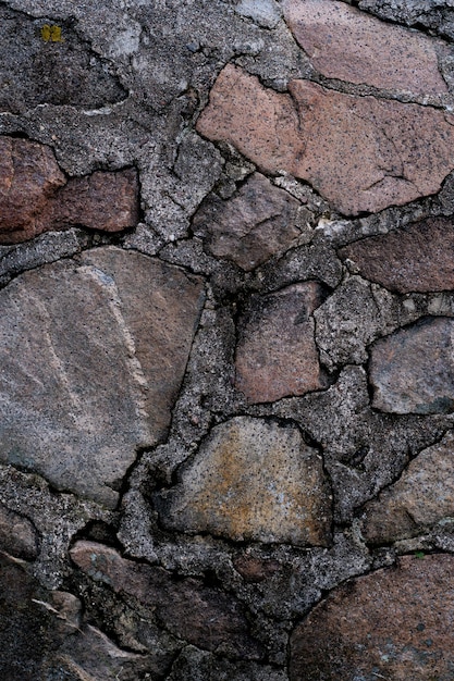 Closeup shot of a stone wall