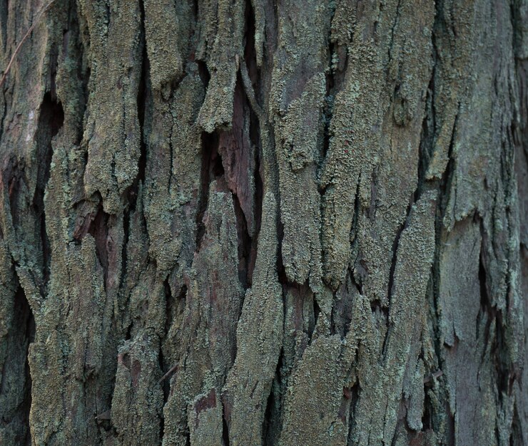 Free Photo closeup shot of the trunk of an old tree