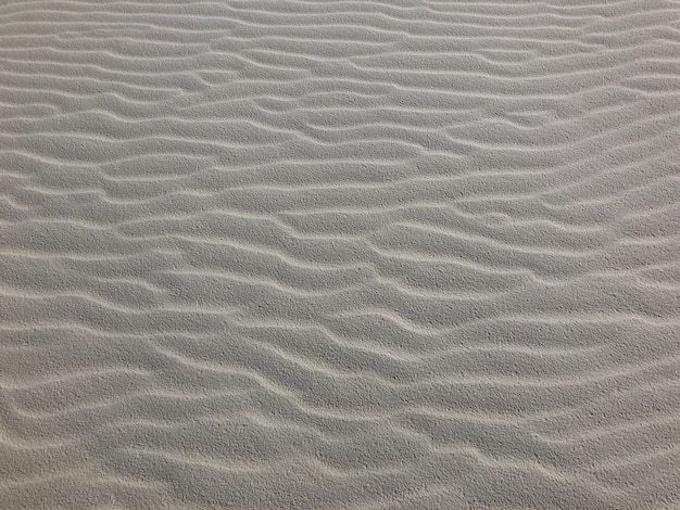 Foto gratuita colpo del primo piano della sabbia spazzata dal vento nel deserto del new mexico - perfetto per lo sfondo