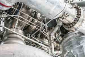 Free photo closeup of space engine