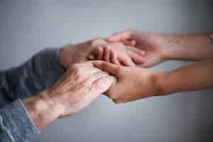 Free photo closeup of a support hands