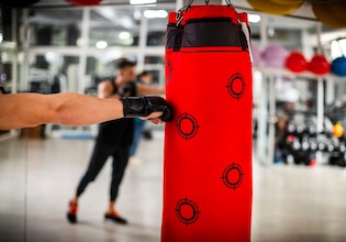 Boxing bag photos