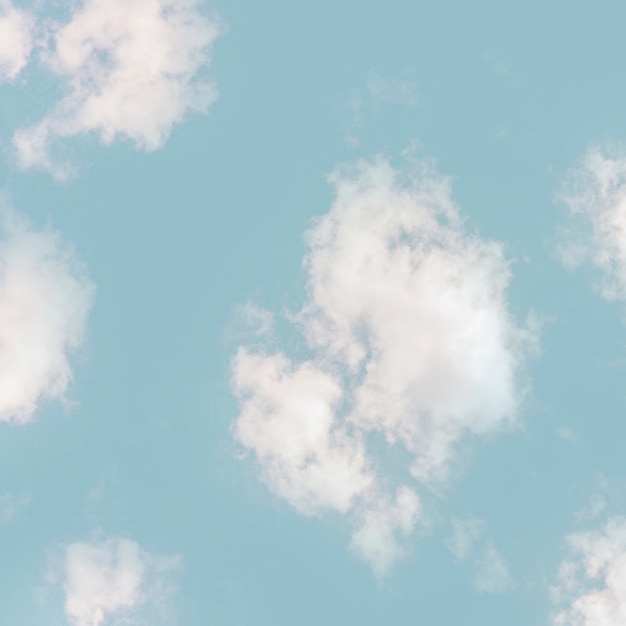 Бесплатное фото Облака снизу
