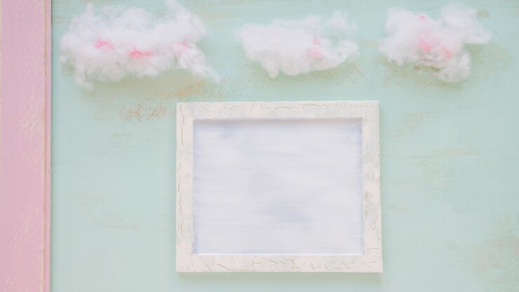 Free Photo clouds over the white frame