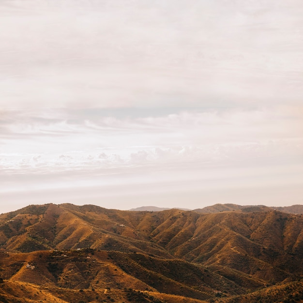 Free photo cloudy landscape