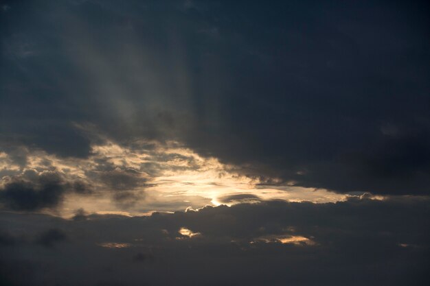 Cloudy sky landscape background