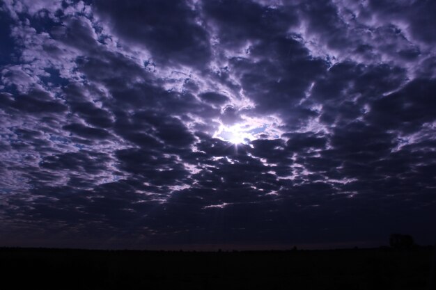 Cloudy sky view