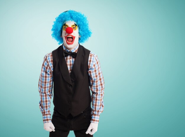 Foto gratuita urla clown