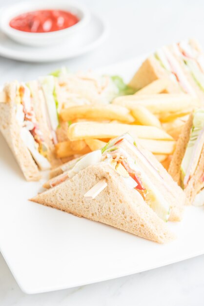 Club sandwiches