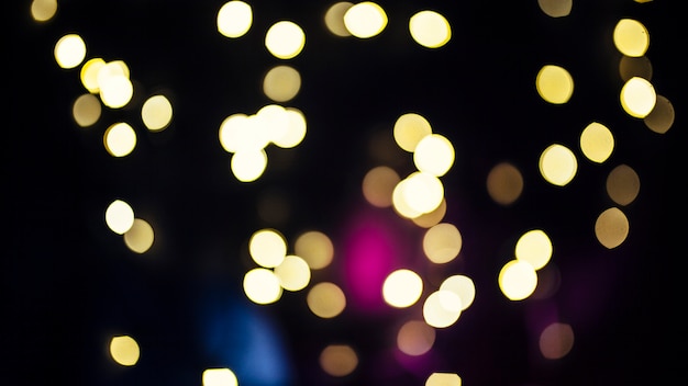 Free photo cluster of bright lights