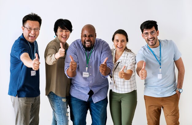 Free Photo co-workers giving great feedback
