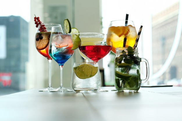 Cocktail glasses