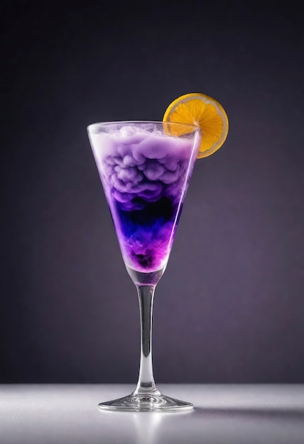 Free photo cocktail refreshment in neo-futuristic style