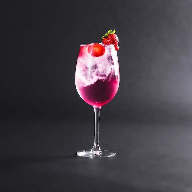 Cocktail with fruits