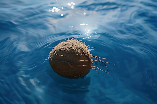 Free photo coconut still life