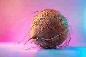 Free photo coconut still life