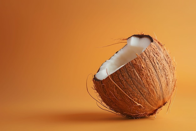 Free photo coconut still life