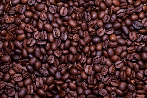 Coffee beans background