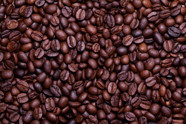 Coffee beans background