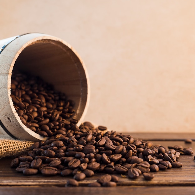 Coffee beans background