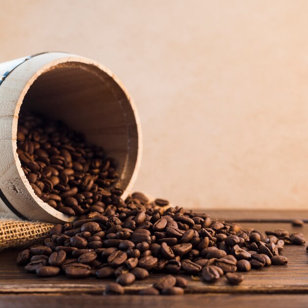 Coffee beans background