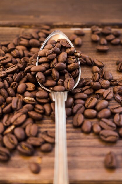 コーヒー豆の背景