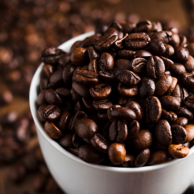 Coffee beans background