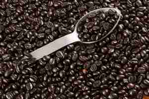 Free photo coffee beans background